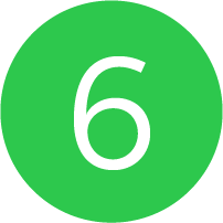 6 green circle