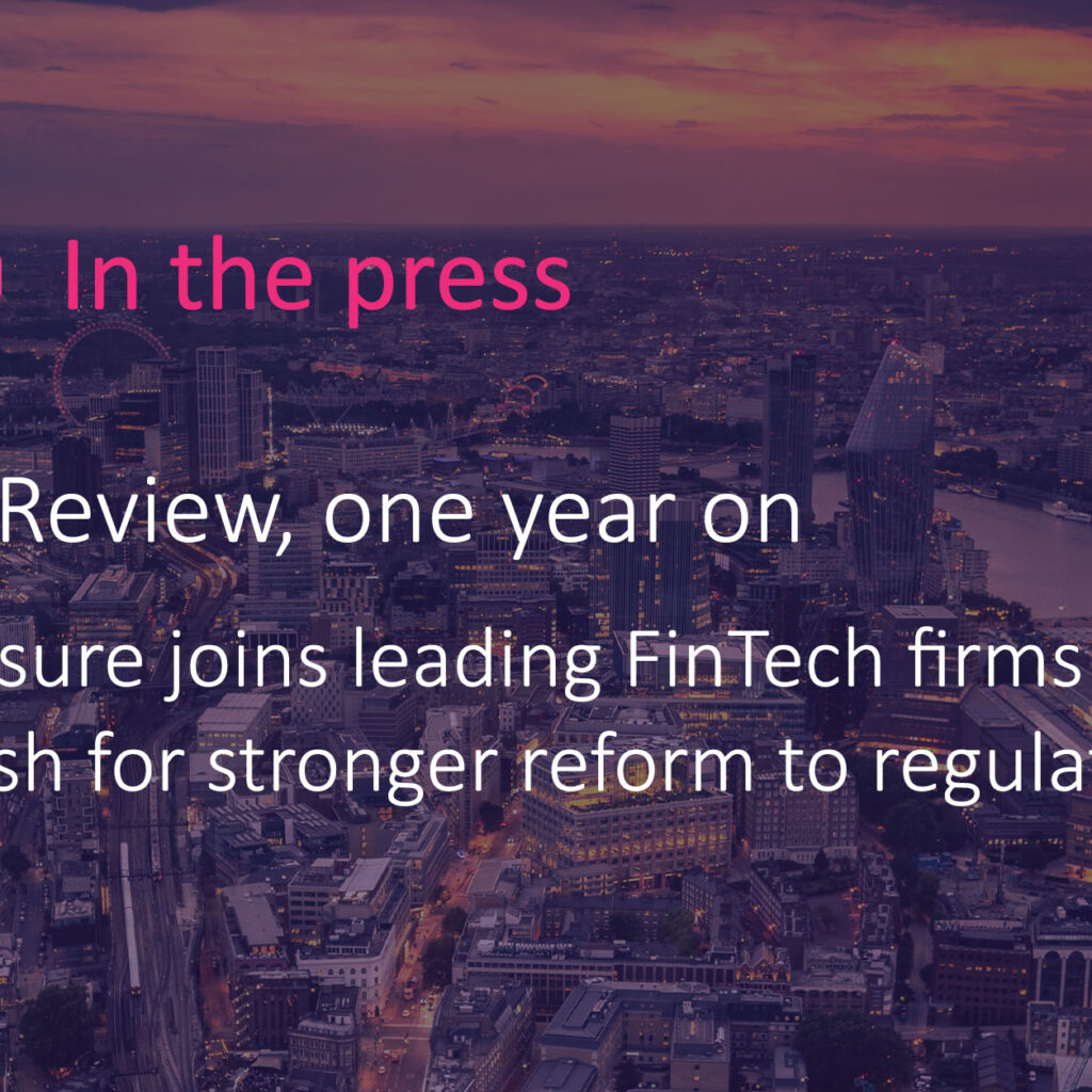 Recordsure on FinTech Kalifa Review One Year On