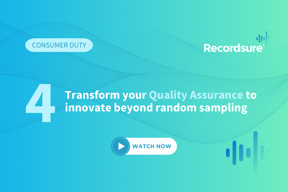 Transform your Quality Assurance t innovate beyond random sampling graphic