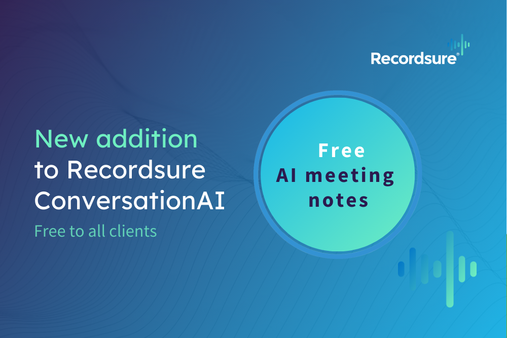 Recordsure AI meeting notes blog image